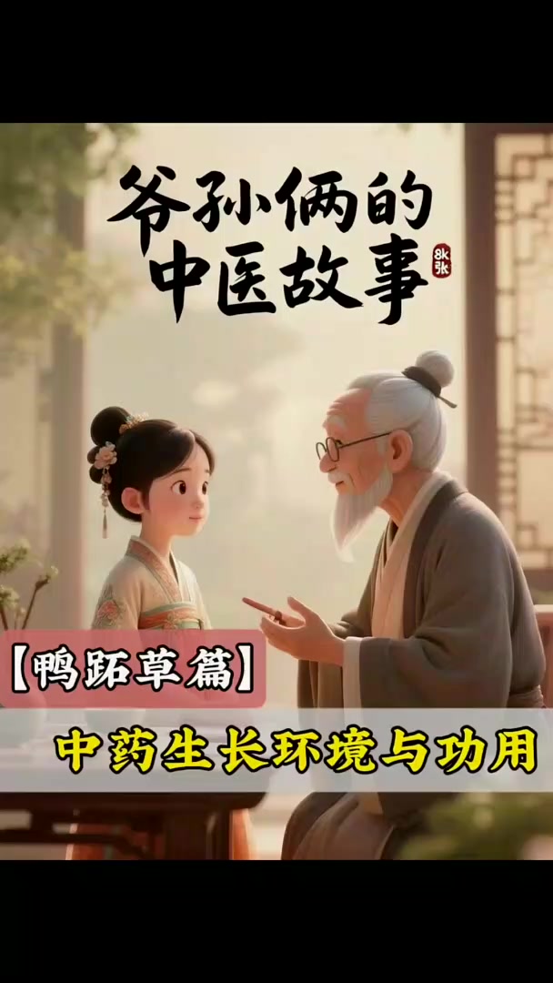 《爷孙俩的中医故事》【鸭跖草篇】中药生长环境与功用