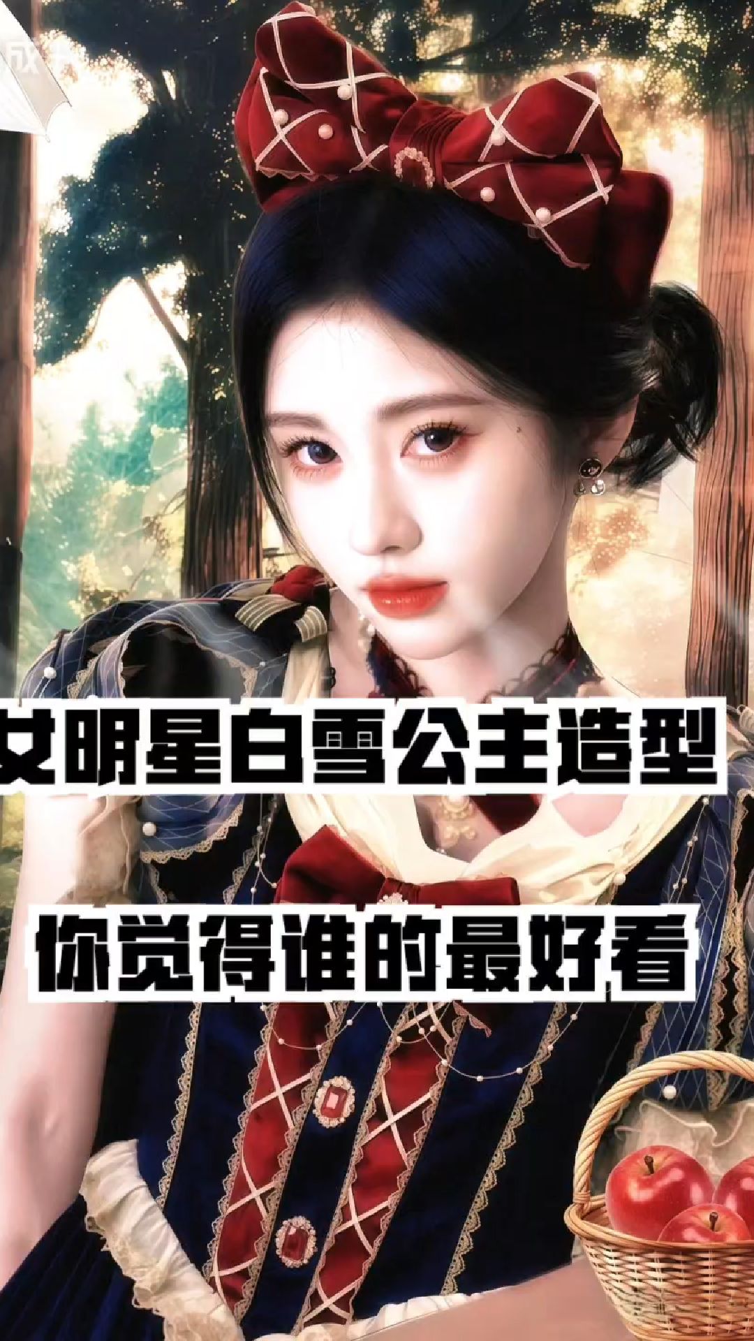 女明星白雪公主造型，你觉得谁的最好看？