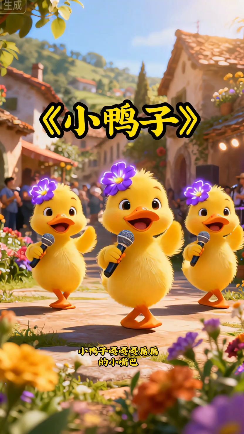 小鸭子嘎嘎嘎边边的小嘴巴