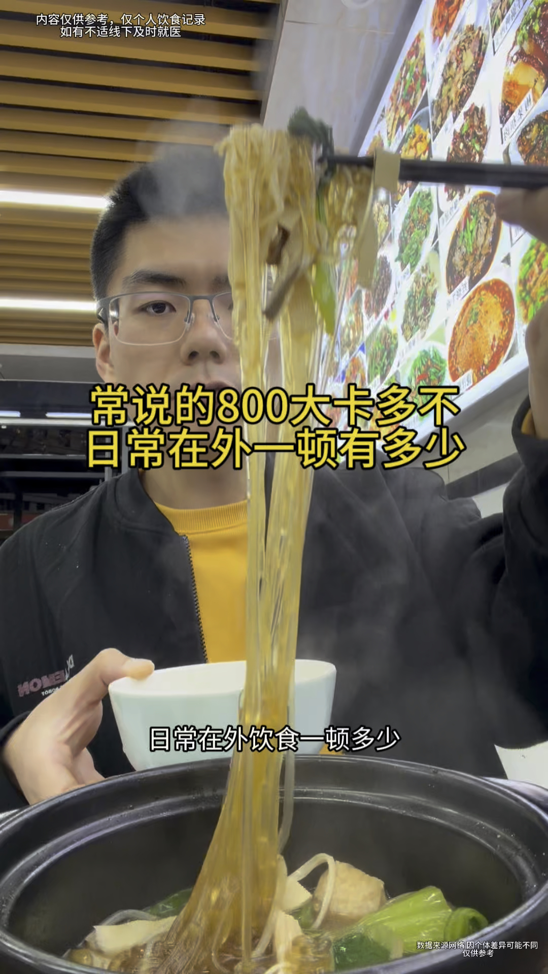 常说的800大卡是多不，日常在外面一份快餐有多少#热量 #生活化减