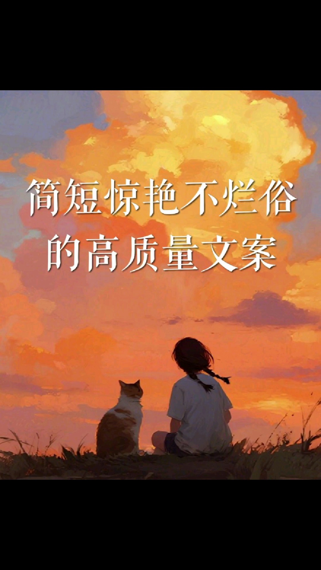 简短惊艳不烂俗的高质量文案~看完我爱了