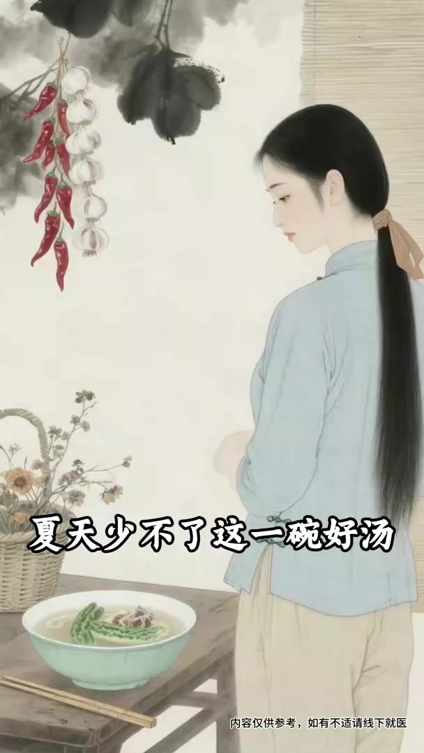 夏日消暑汤！苦瓜黄豆炖排骨，老人小孩都爱喝