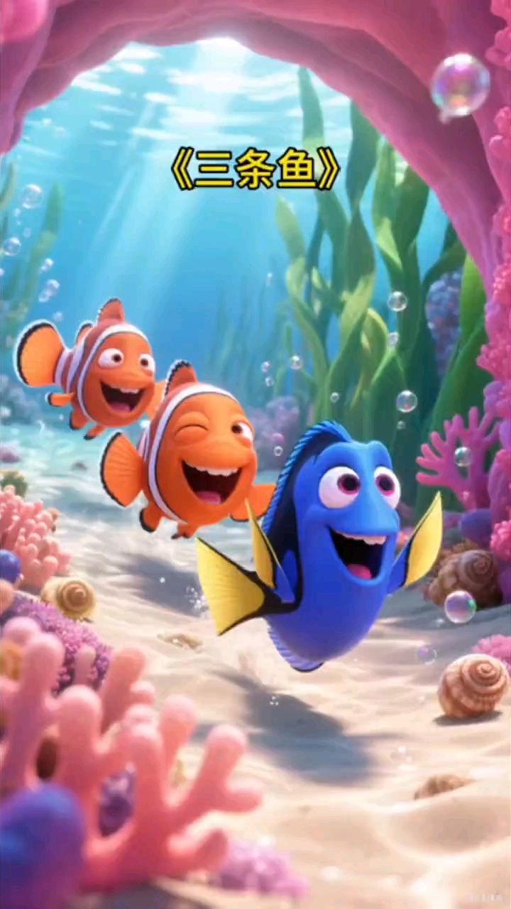 儿童歌曲《三条鱼》启蒙早教