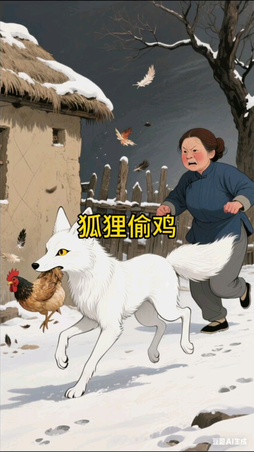 民间故事,狐狸偷鸡