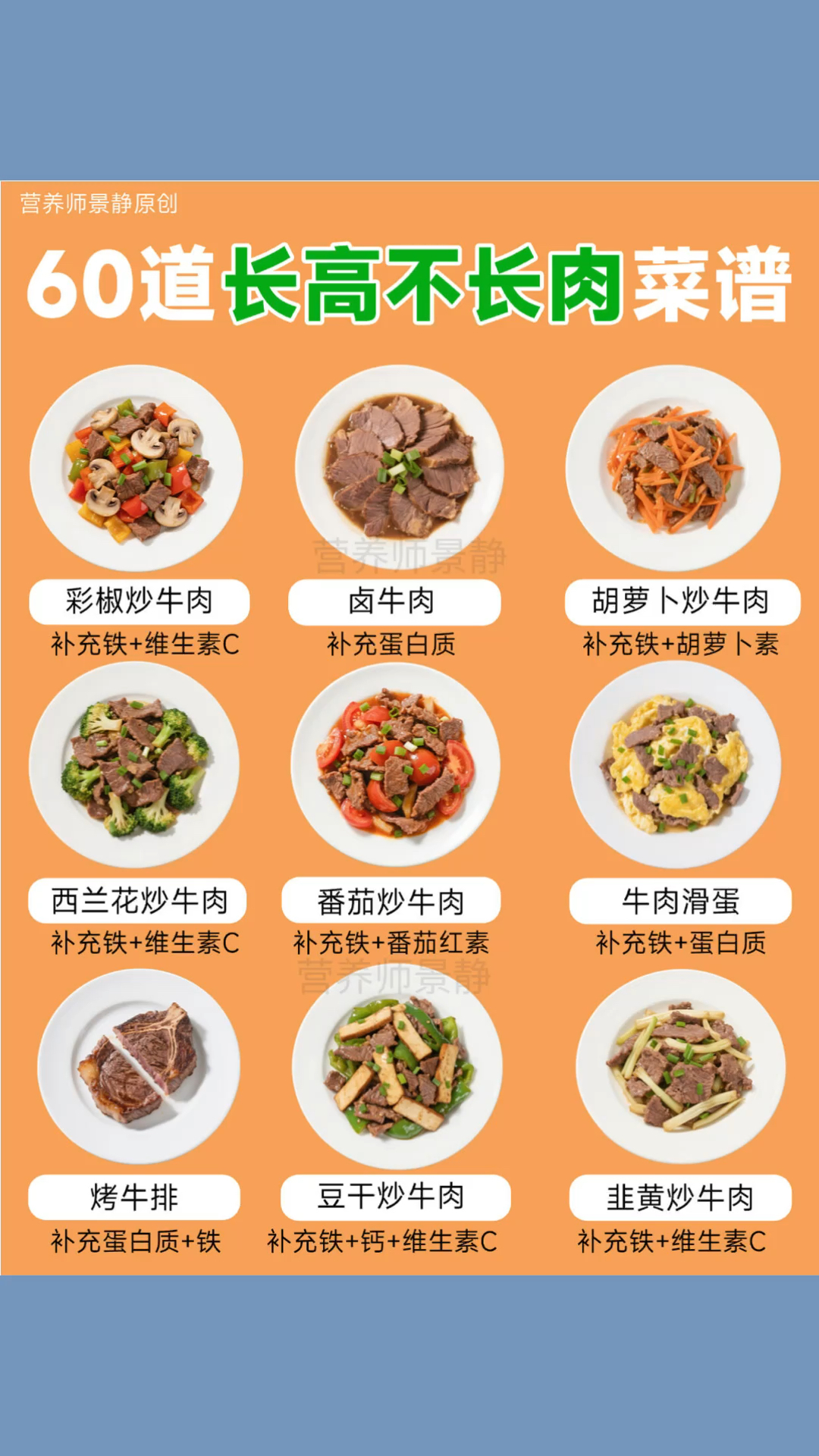 儿童减脂长高|60道