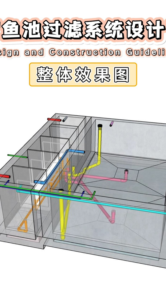 专业鱼池团队给你设计出图+设备滤材搭配+施工指导保障您后顾无忧