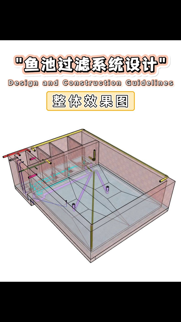 庭院锦鲤鱼池过滤系统这样设计