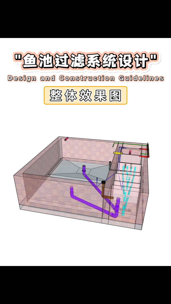 庭院锦鲤鱼池过滤系统专业设计，鱼池滤材搭配，鱼池施工指导！