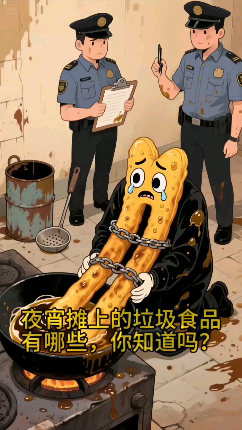 夜宵摊上的垃圾食品有哪些,你知道吗?