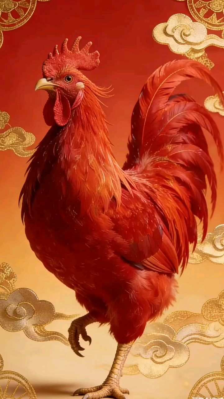 大公鸡打鸣鸿运当头