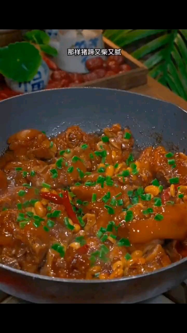 炖猪蹄家常做法 ,软糯弹牙
