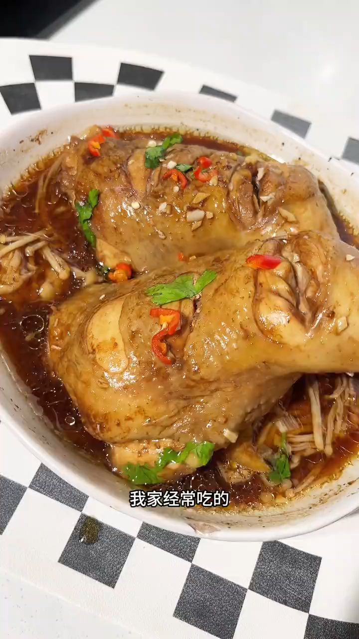 不加一滴水的诱人鸡腿做法