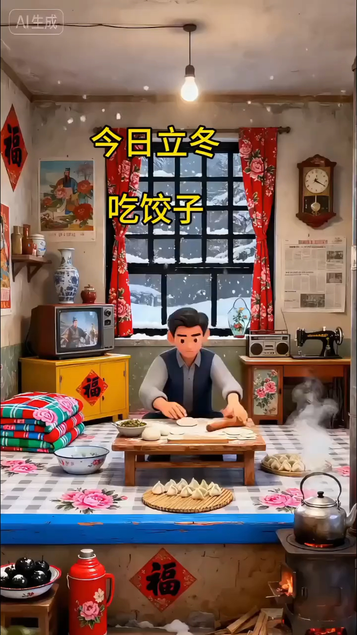 今天立冬 吃饺子