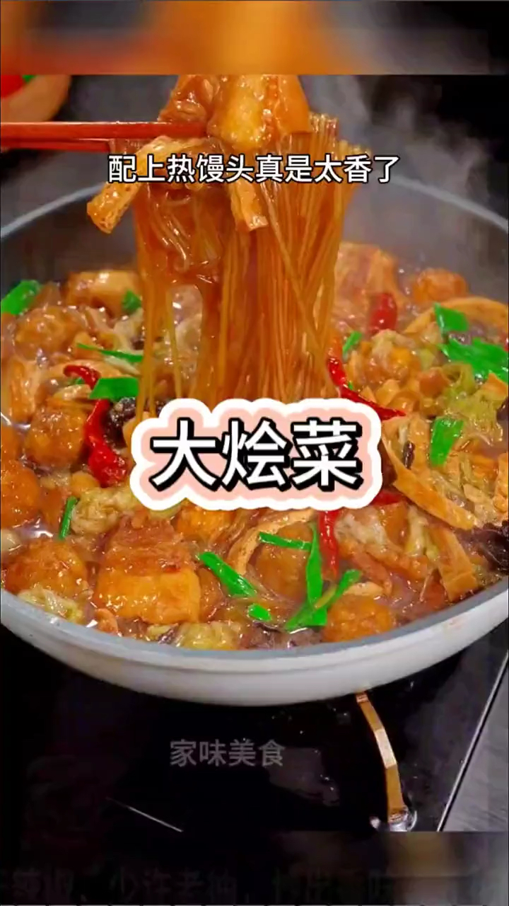 做这个大烩菜吧家常菜 一起学做菜猪肉炖粉条每日美食分享