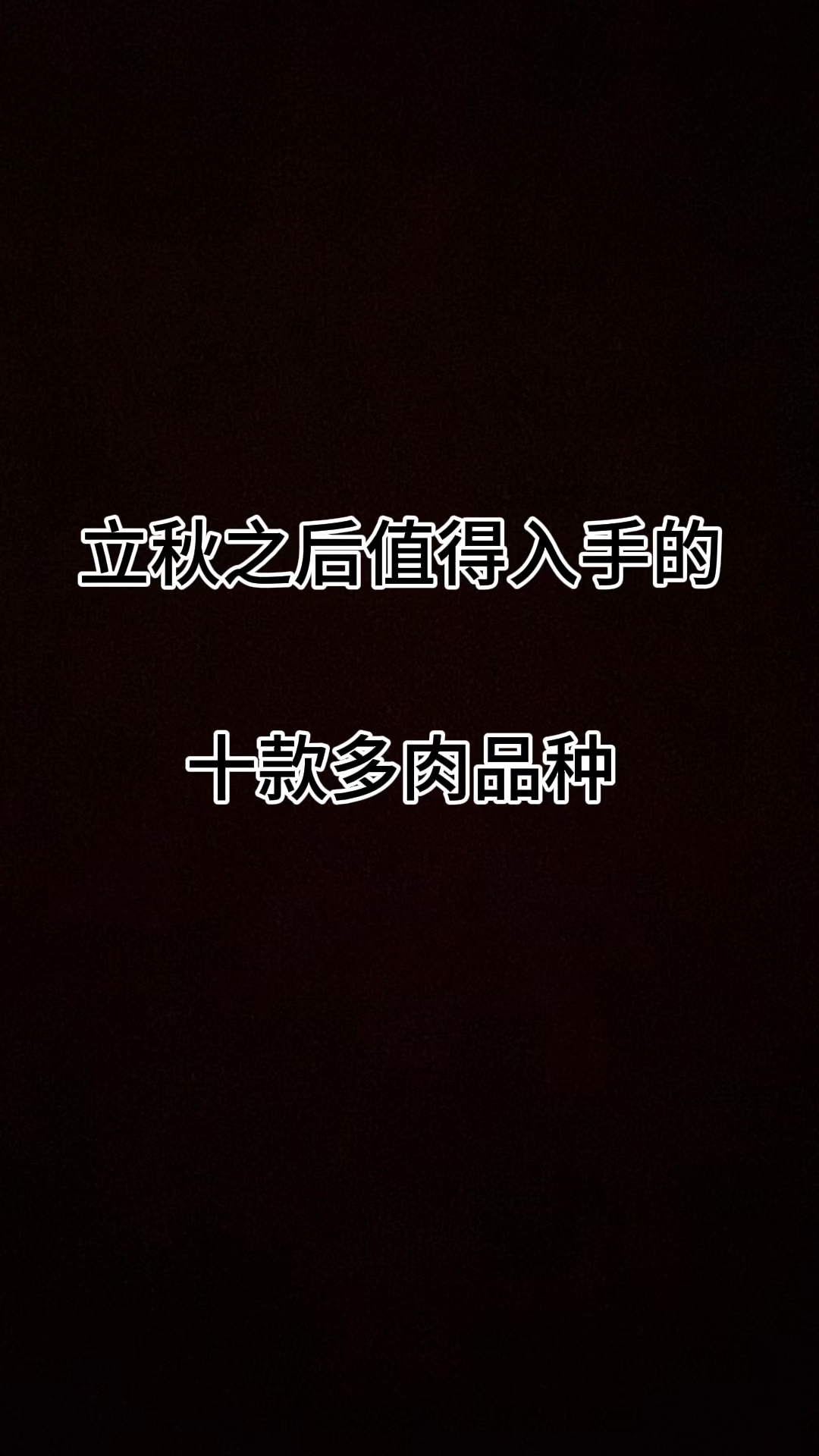 立秋之后值得入手的十款多肉品种