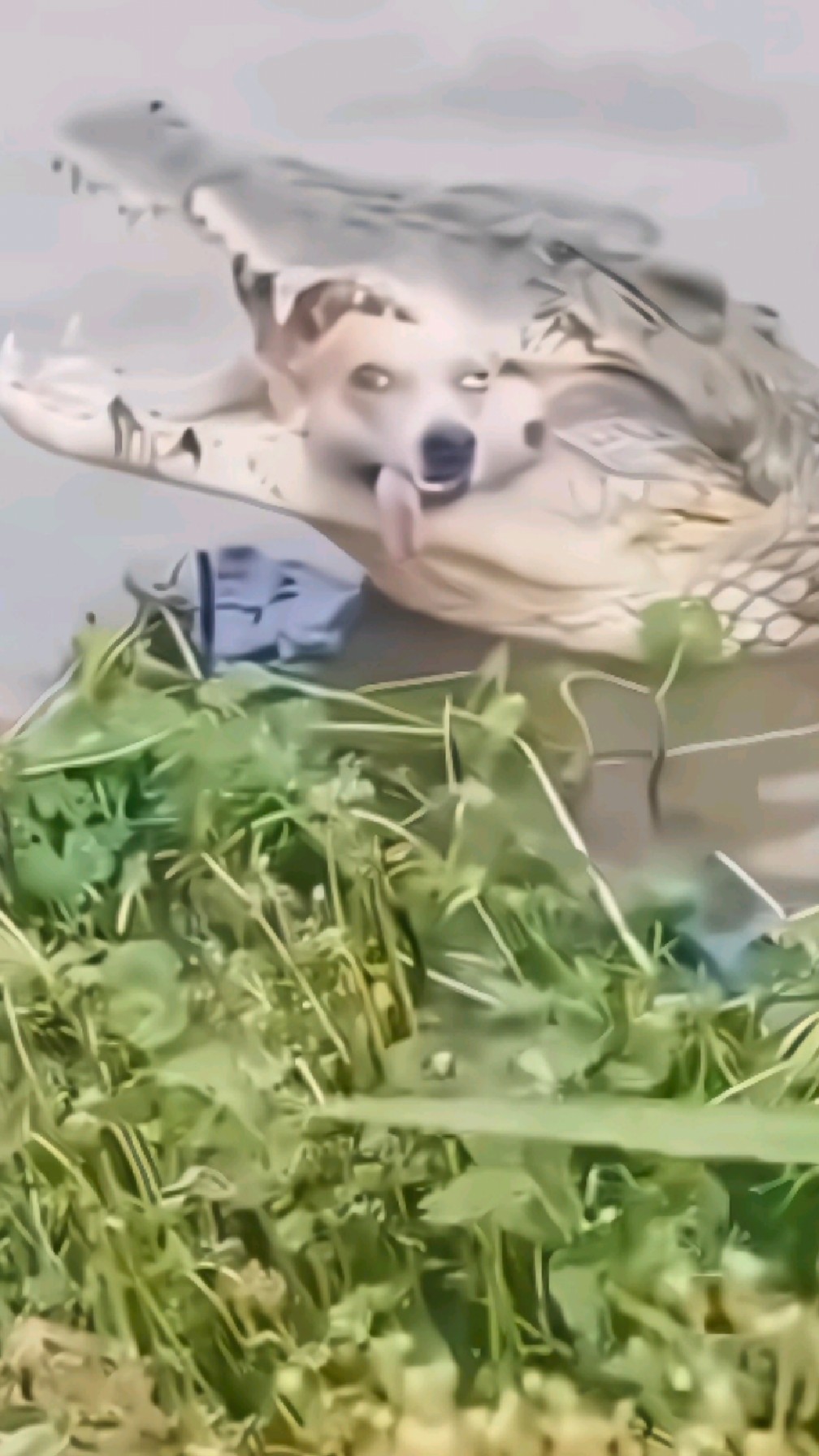 一只鳄鱼悄悄潜入村庄，吃掉村里狗子在袭击人，村民能否捉住它！