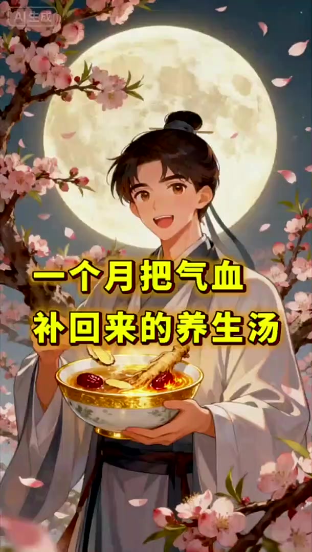 一个月把气血补回来的养生汤,健康养生食疗。