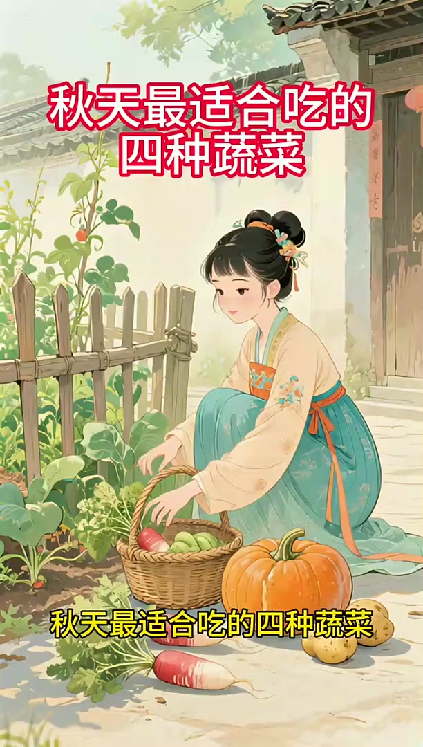 秋天最适合的四种应季蔬菜,营养又美味。