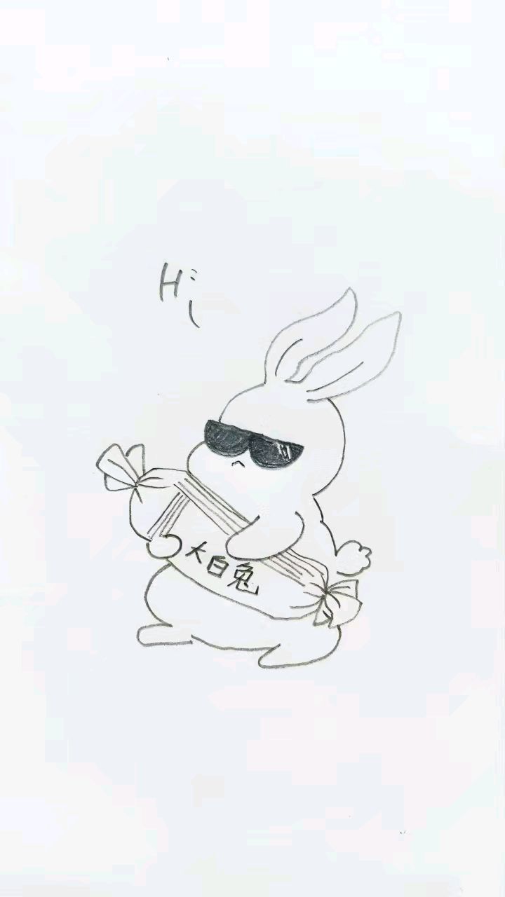 可爱的小兔子简笔画