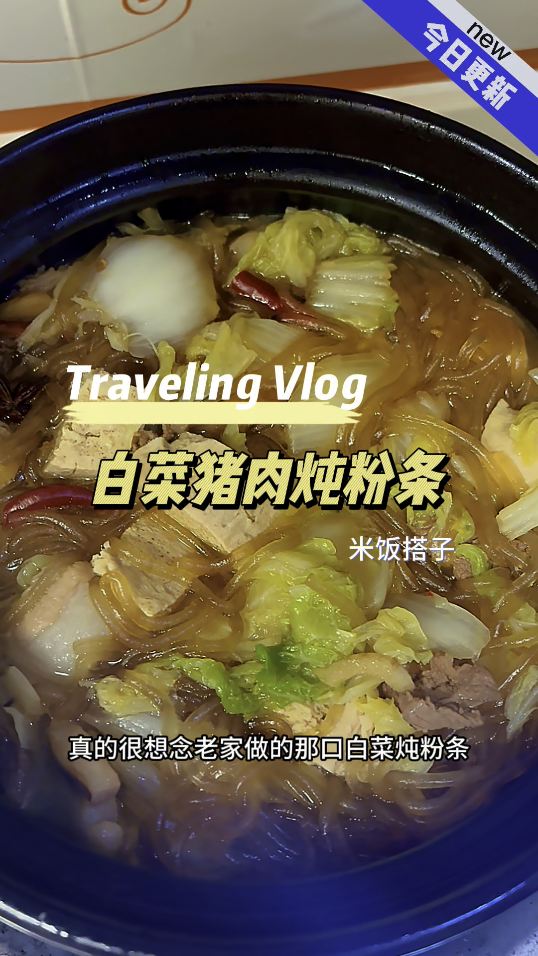 最爱这口白菜猪肉炖粉条了