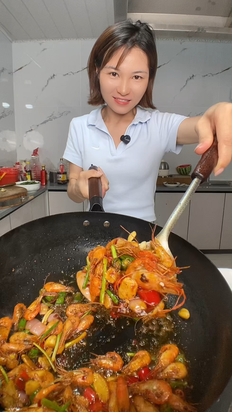 辣炒河虾简单好吃又下饭