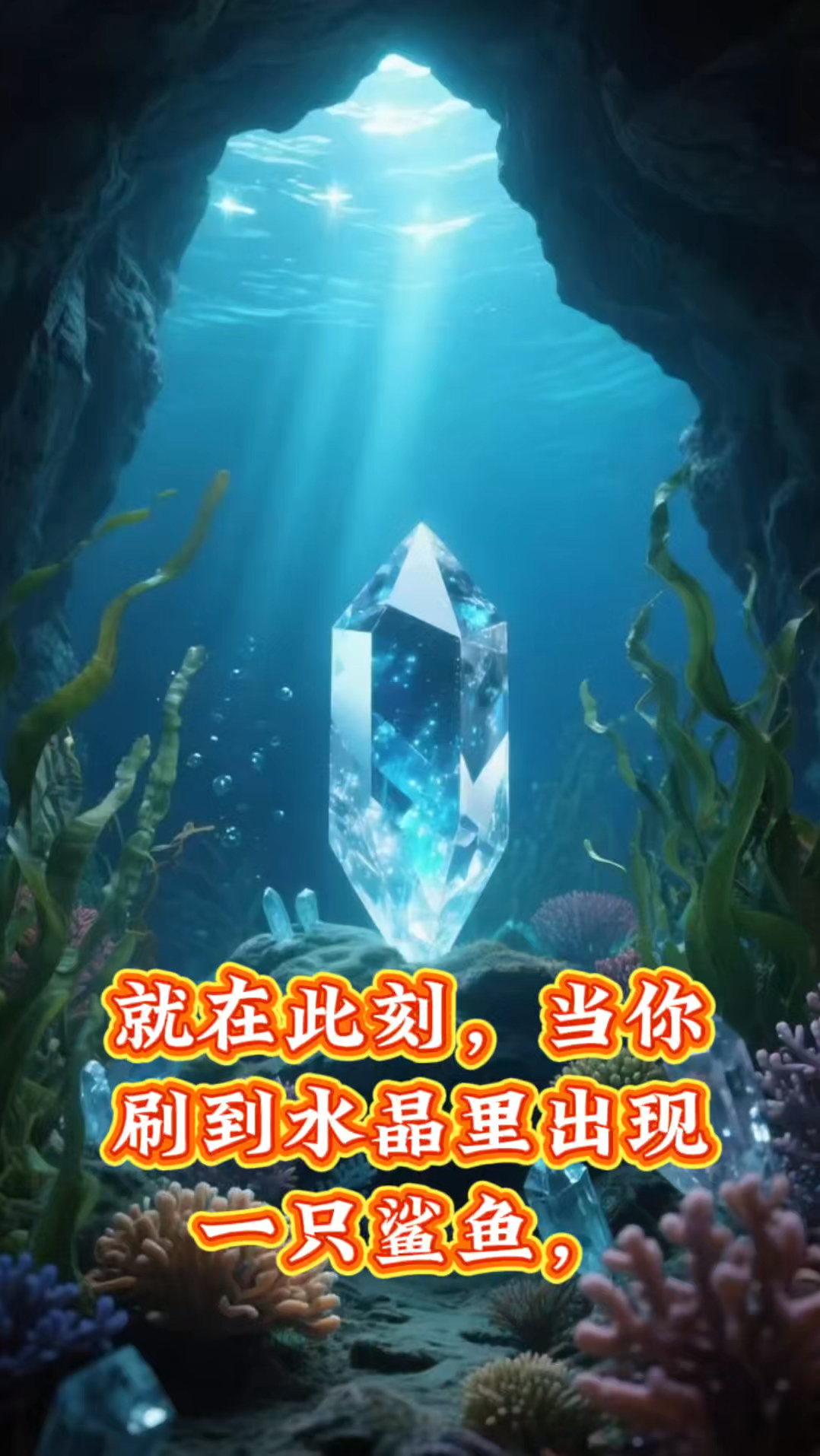 就在此刻你看到一只鲨鱼