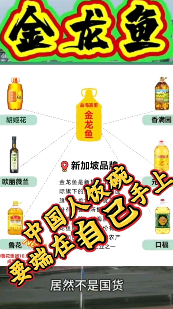 中国人饭碗要端在自己手上，起底金龙鱼#金龙鱼#兰世立#食品安全