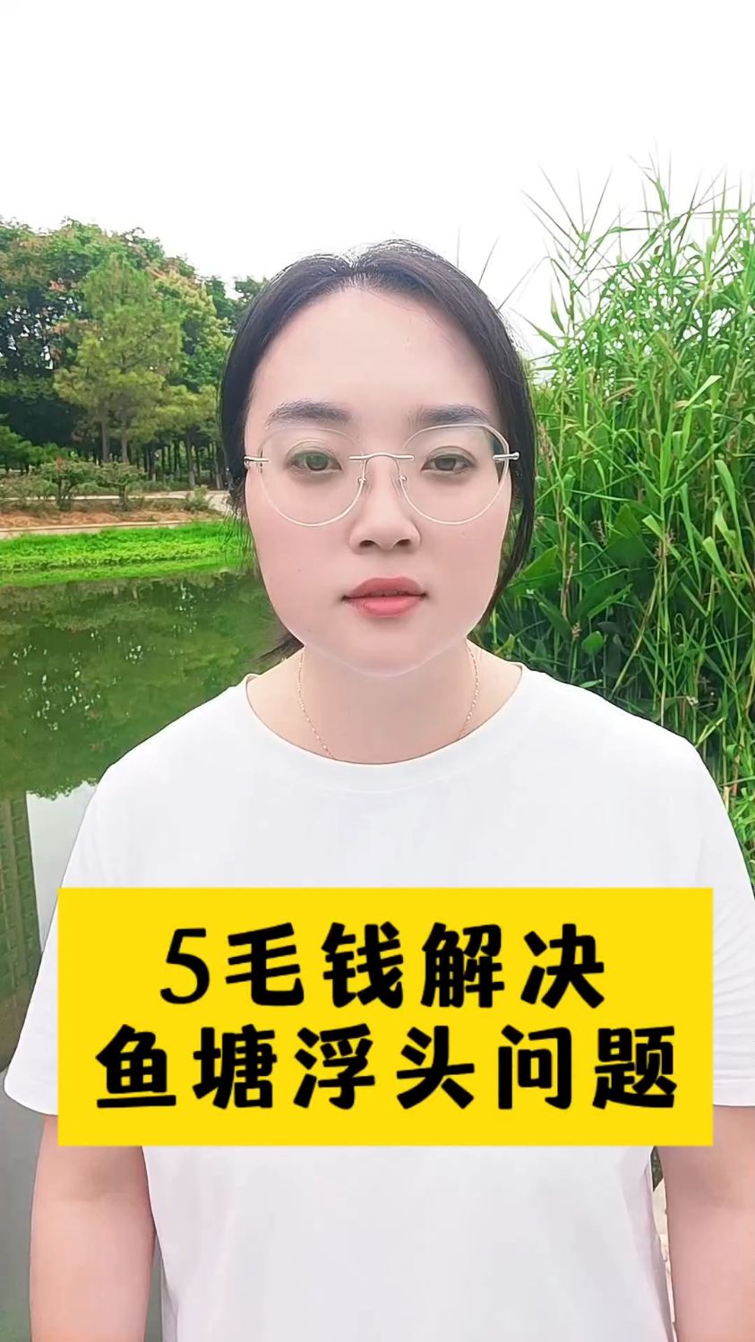 5毛钱解决鱼塘浮头问题#水产养殖#鱼虾蟹养殖#四大家鱼#南美白对虾