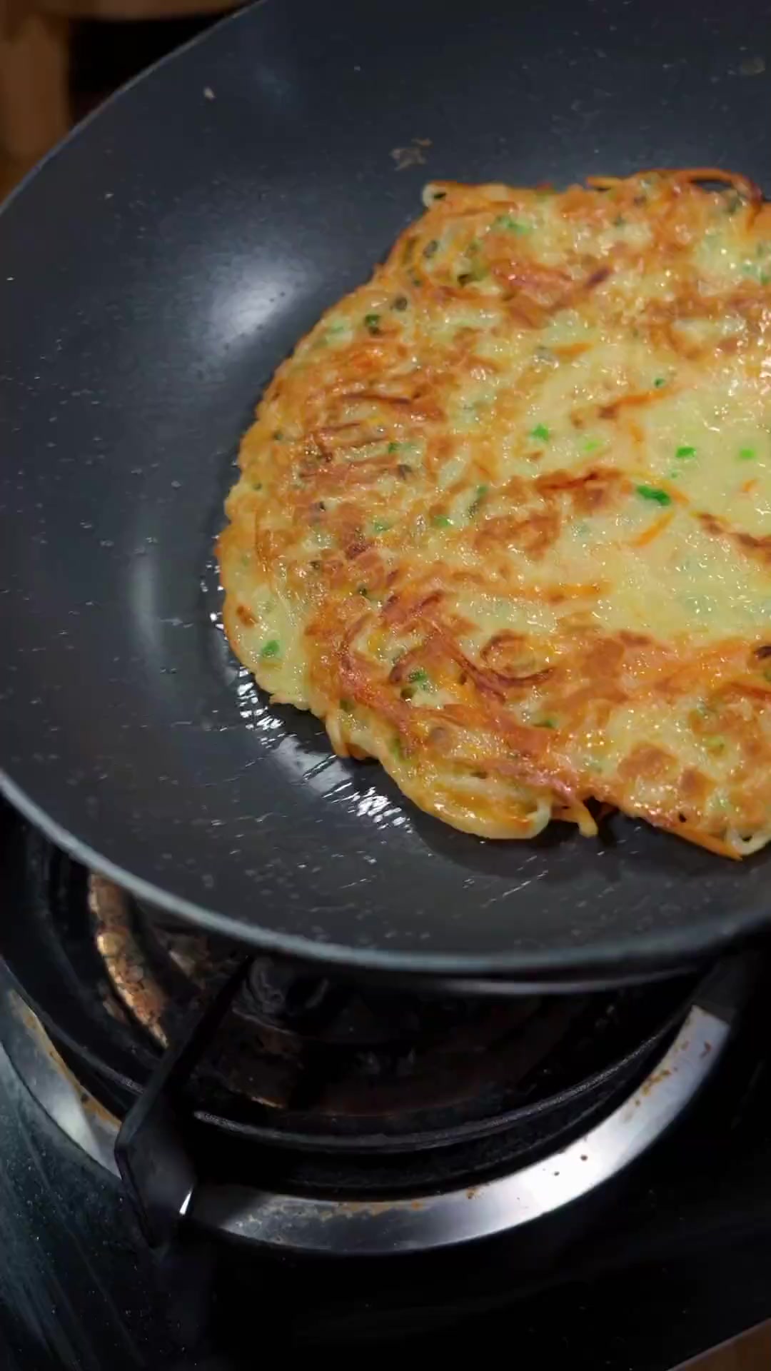 早餐5分钟就能搞定的香酥煎饼,外酥里嫩非常好吃