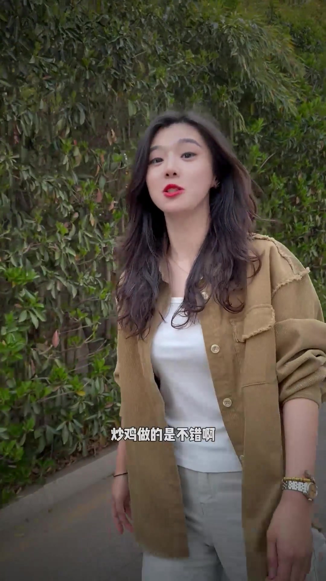 来日照就为这口大姨做的煎饼卷炒鸡～