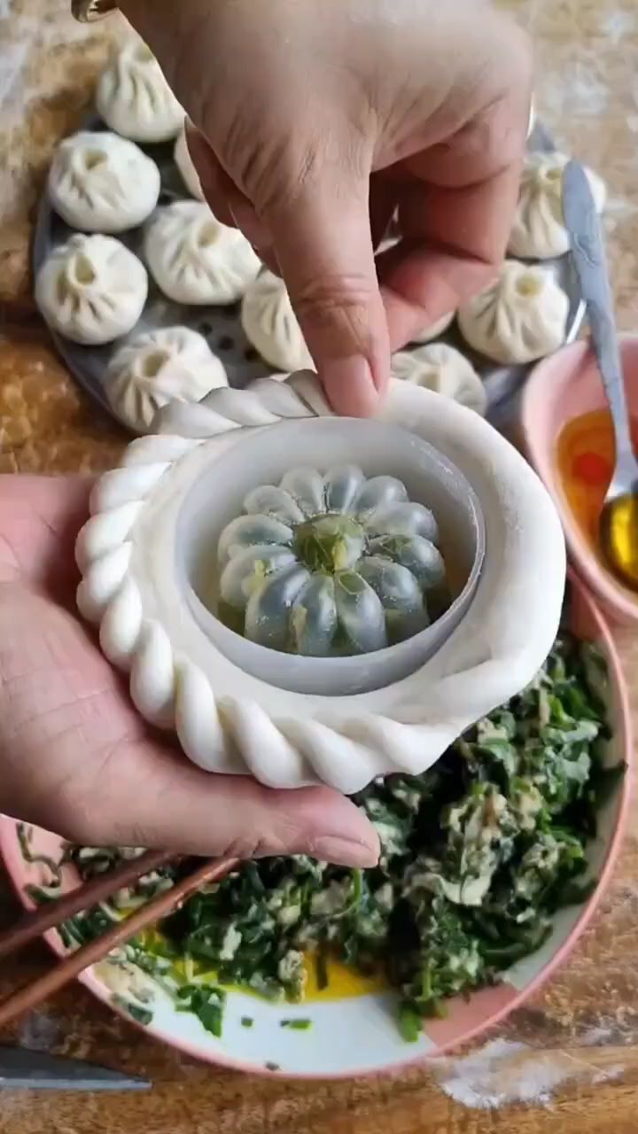 原来包包子也有造型的