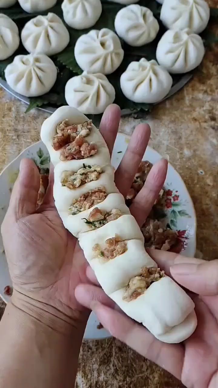 花样包子新做法。