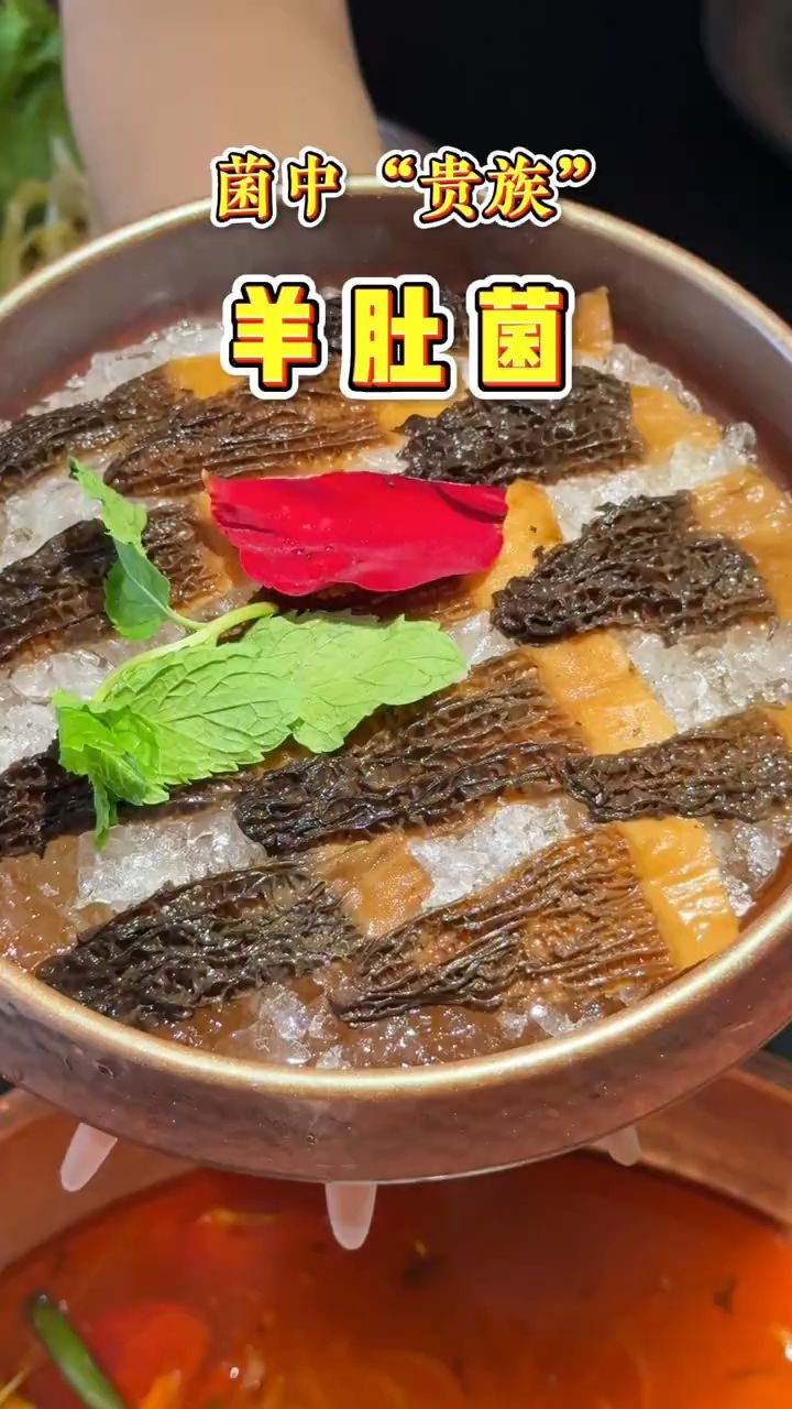 特色菜品，羊肚菌