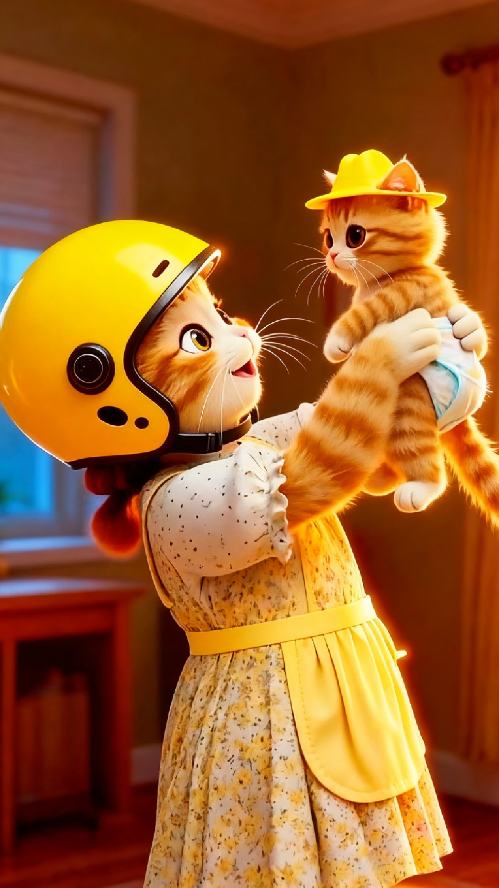 妈妈明天过生日 小橘猫给妈妈做蛋糕