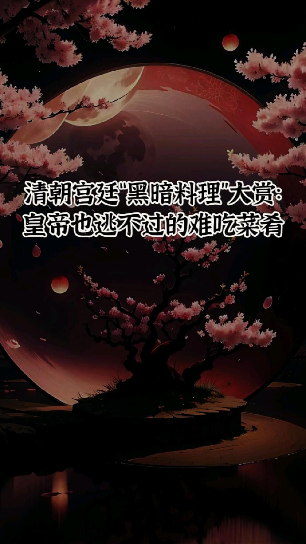 清朝宫廷“黑暗料理”大赏：皇帝也逃不过的难吃菜肴