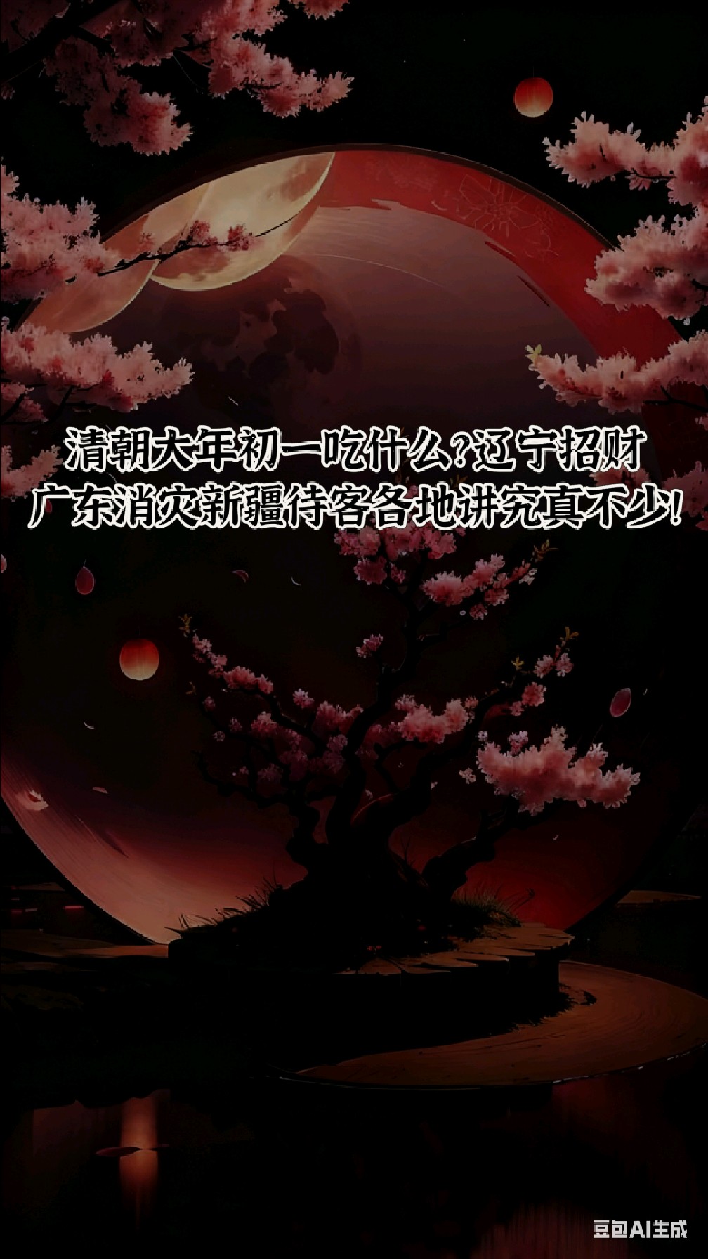 清朝大年初一吃什么?辽宁招财广东消灾新疆待客各地讲究真不少!