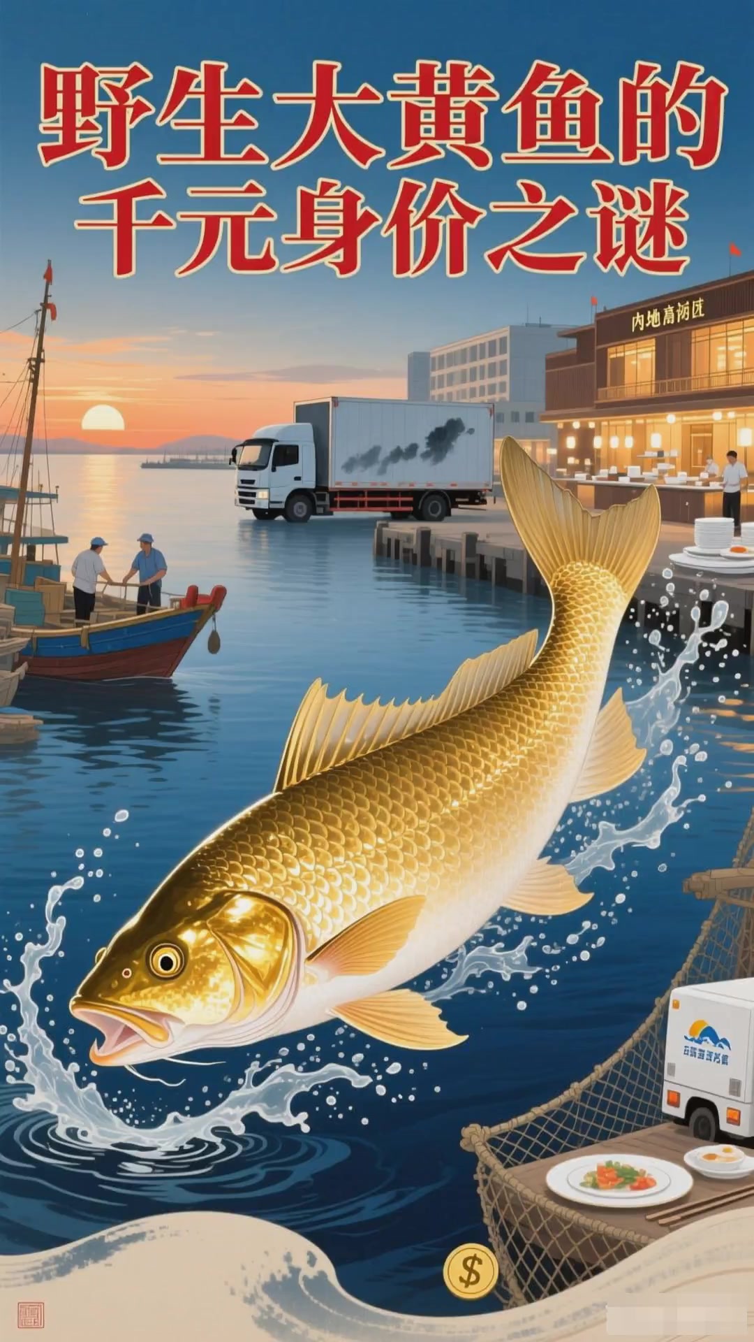 一斤重野生大黄鱼价格起伏大,受多种因素制约