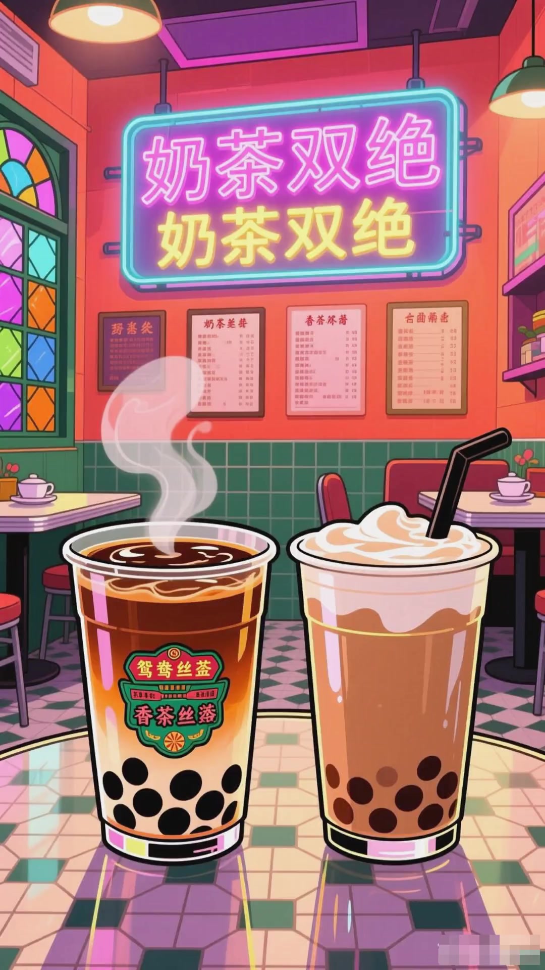 鸳鸯奶茶与丝袜奶茶各有千秋，独特滋味令人陶醉