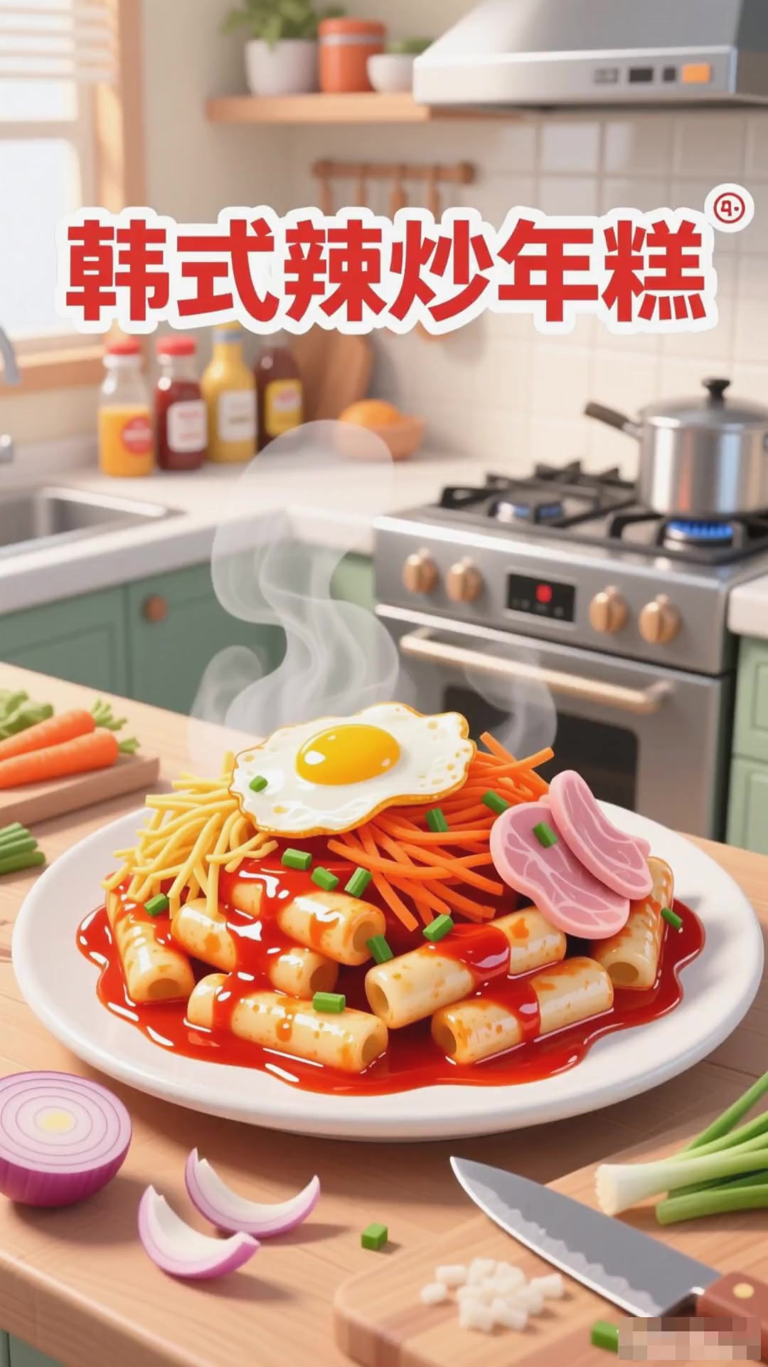 在家也能做!教你制作美味又下饭的韩式炒年糕