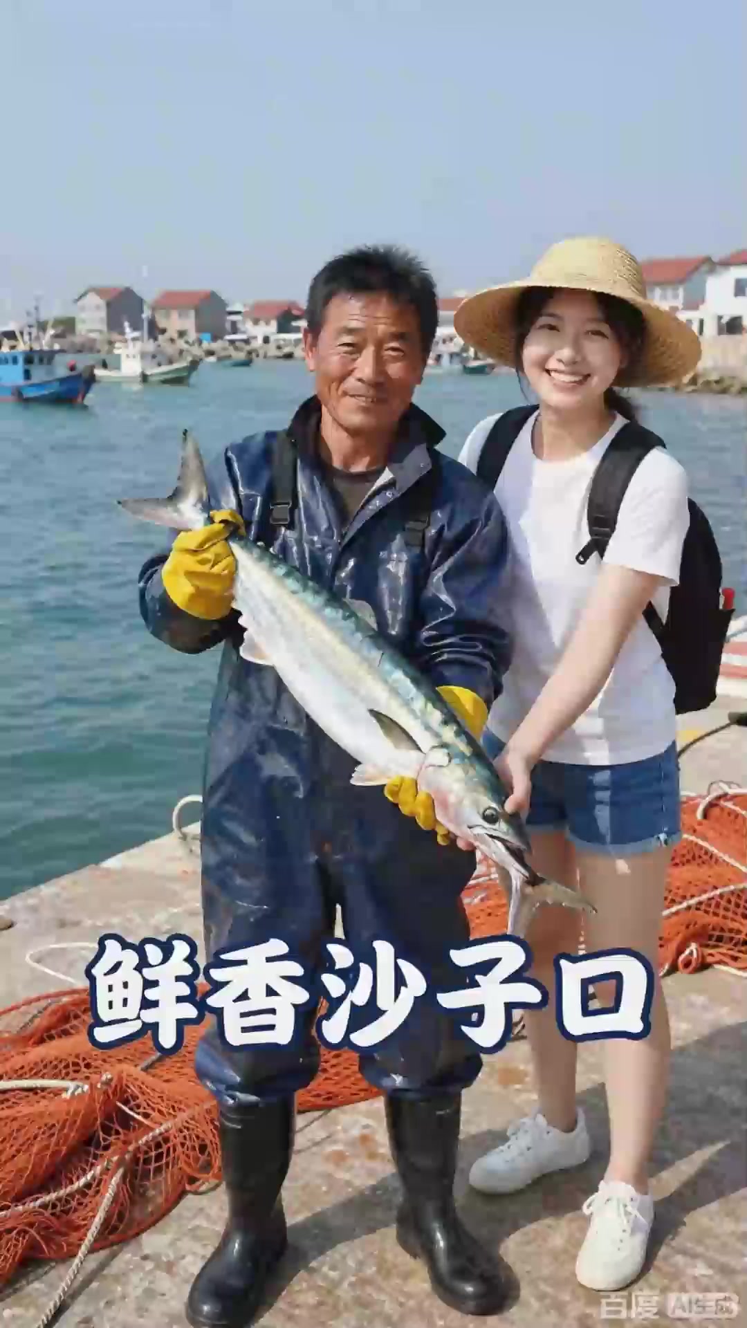 旅游：沙子口鲅鱼美食，海鲜与渔港风情，青岛特色渔镇！_1