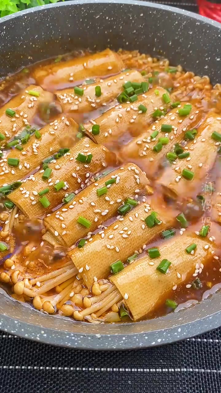 豆皮和金针菇最好吃的方法来了,赶快试试吧!