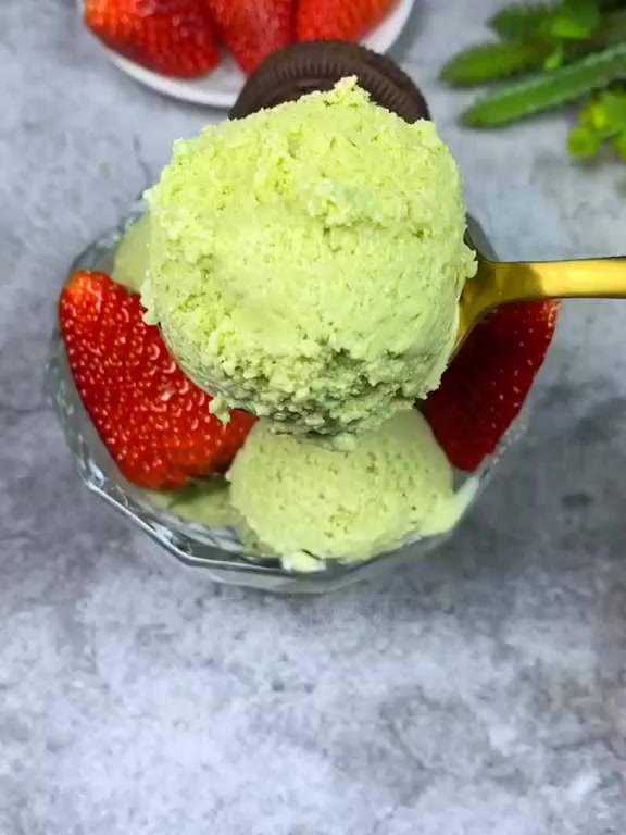 冰激凌在家就能做的冰激凌,不需要淡奶油照样好吃!