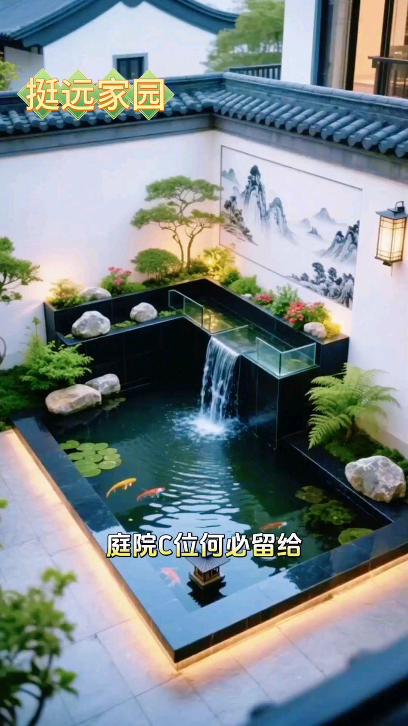 庭院C位何必留给传统鱼池?