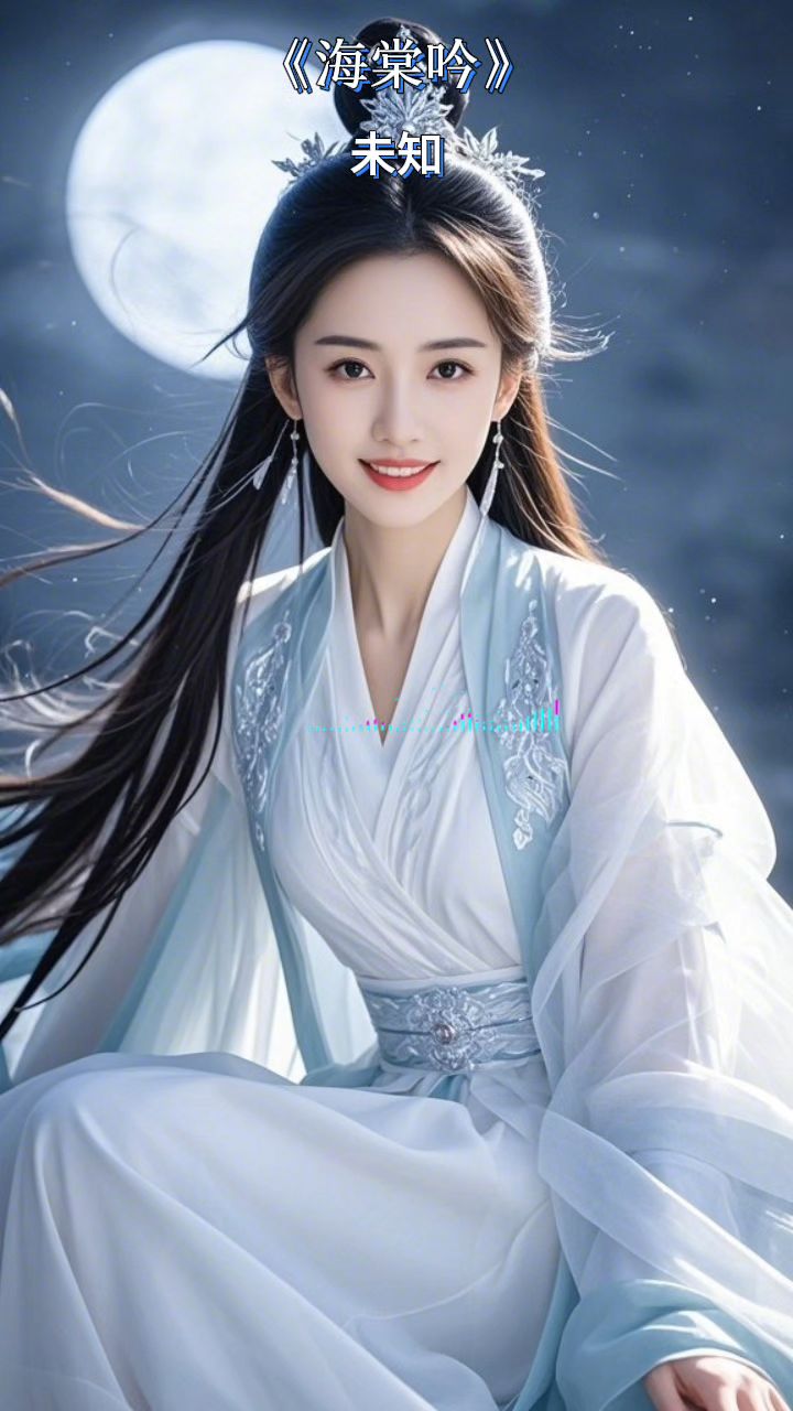 古风歌曲《海棠吟》,爱音乐爱生活,AI绘图