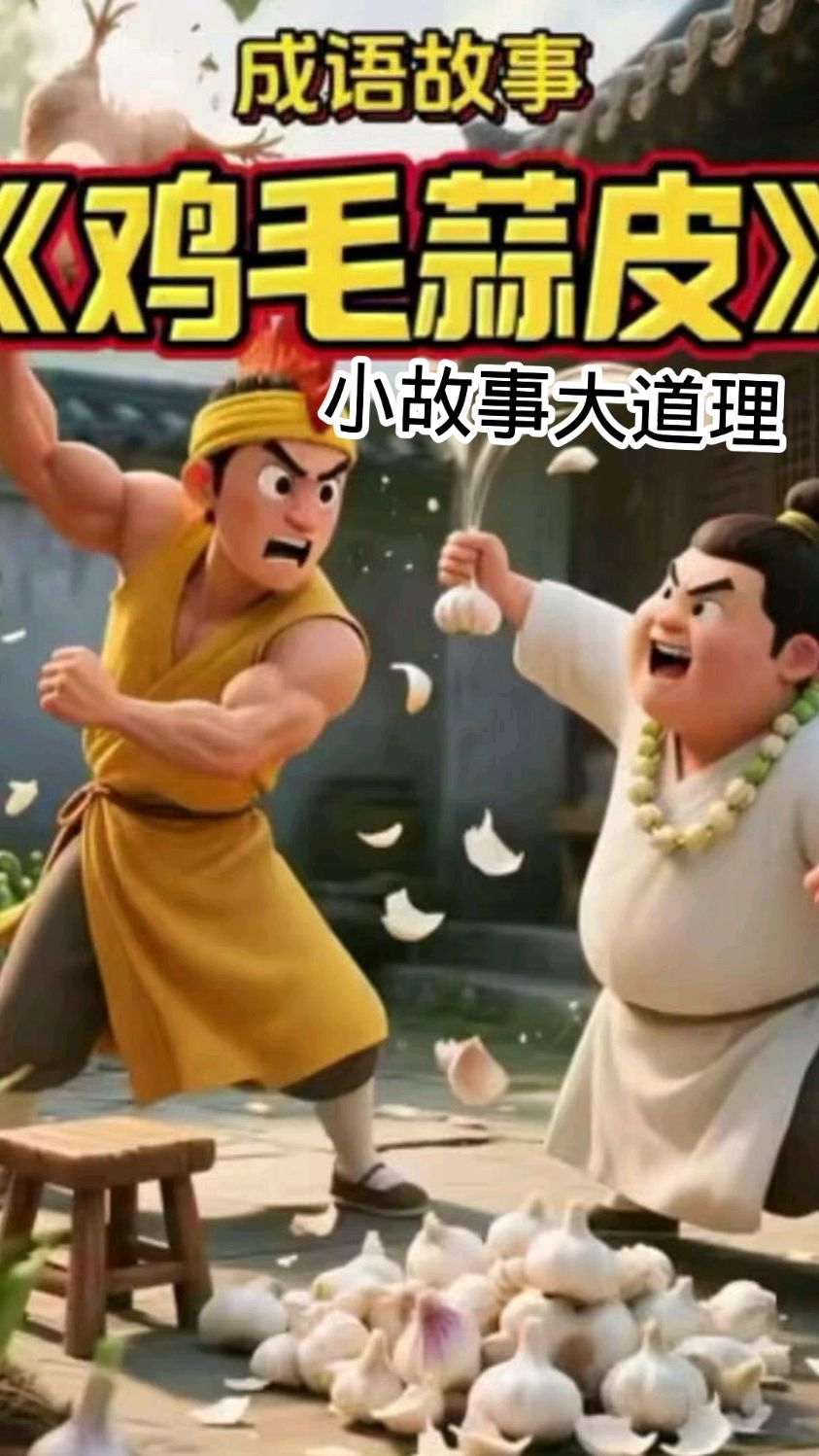 成语故事《鸡毛蒜皮》:放下琐碎争执,才能看清生活的重点