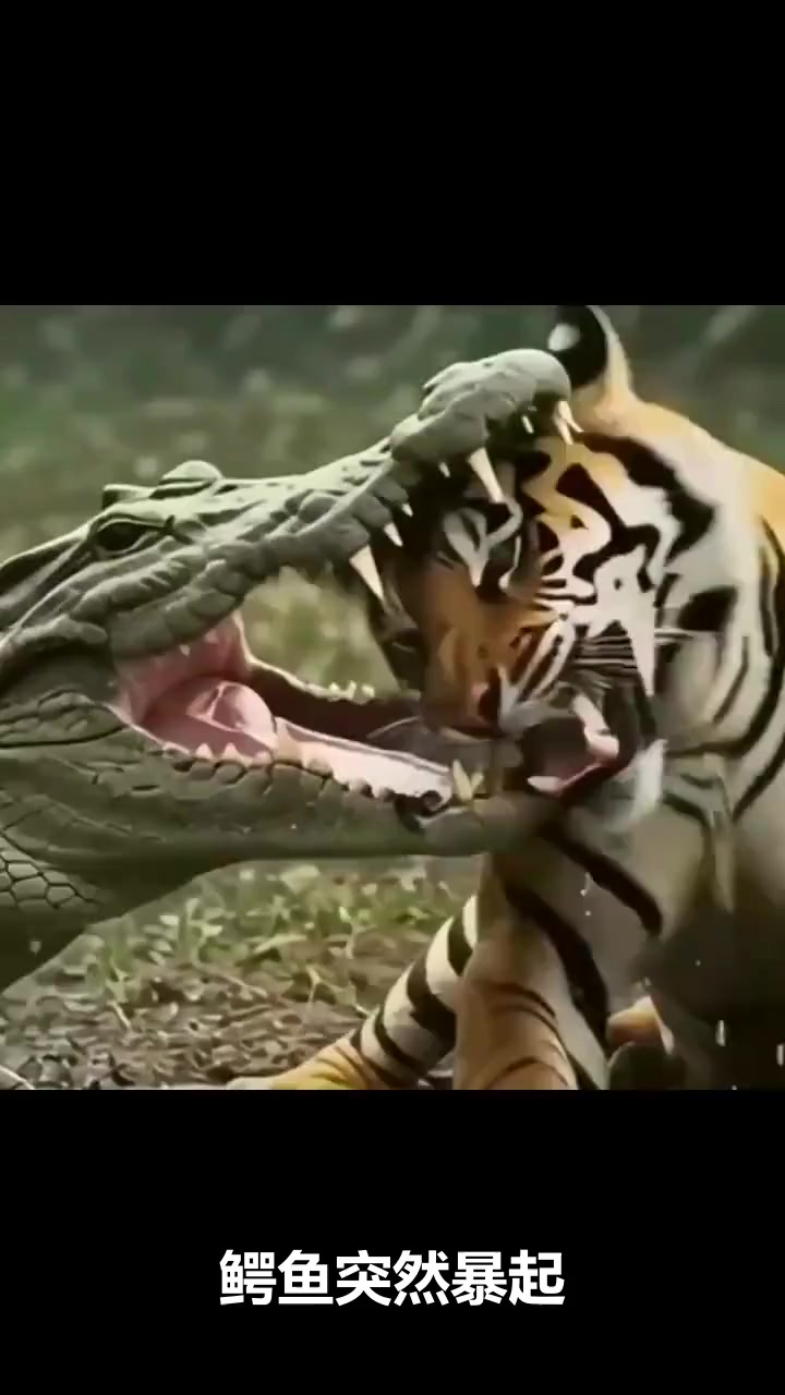 老虎大战鳄鱼,谁与争锋_2_全局解说