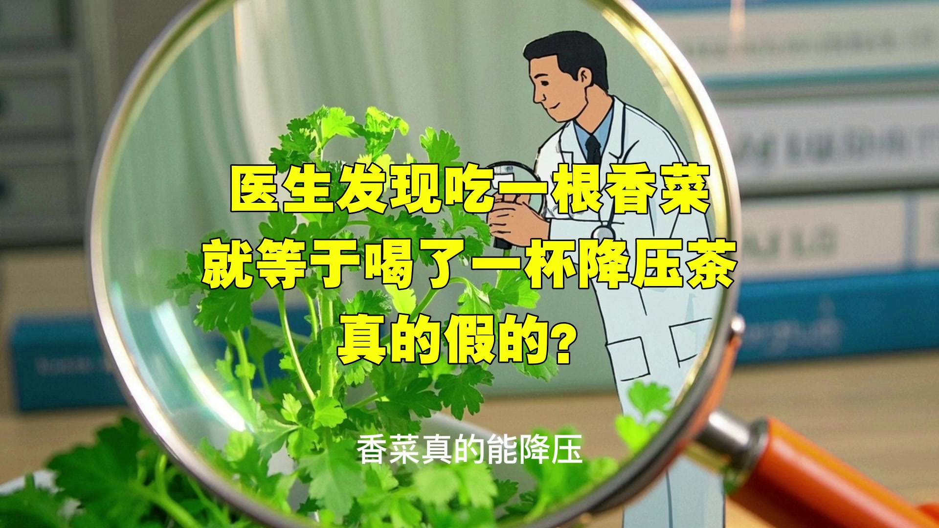 医生发现:吃一根香菜,就等于喝了一杯降压茶,真的假的?