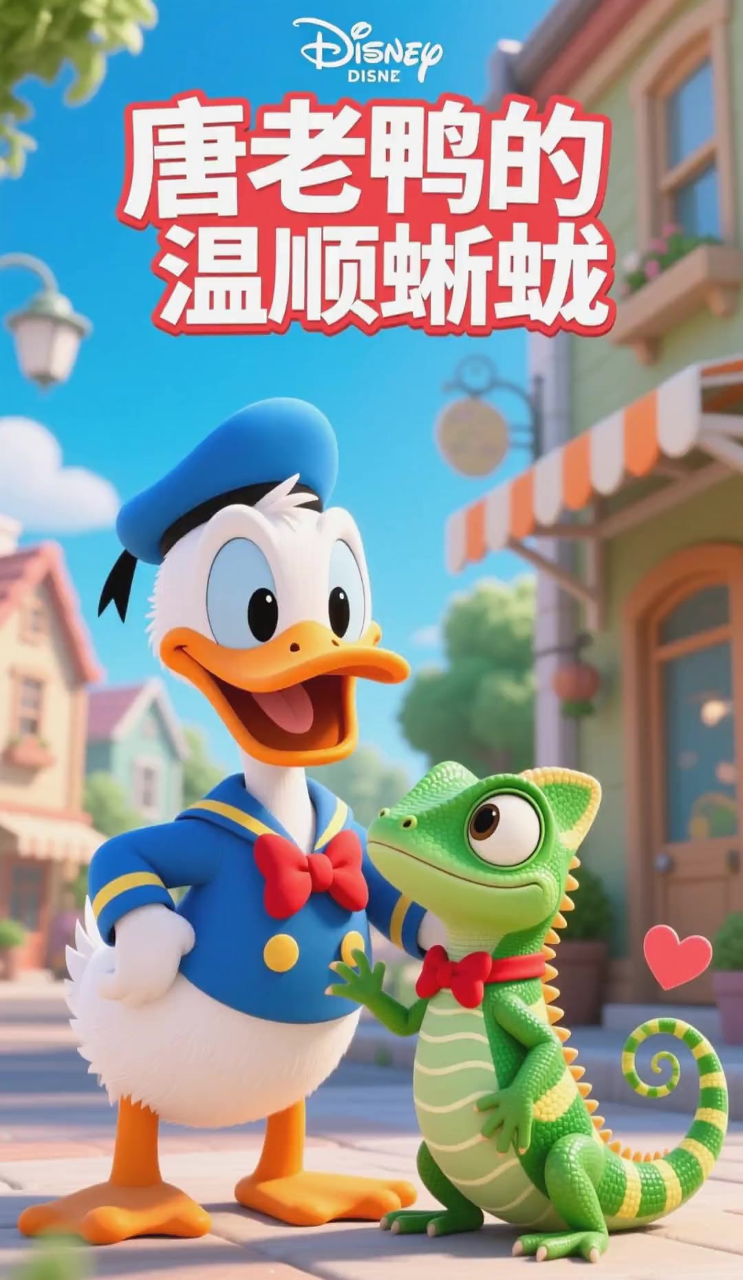 唐老鸭的宠物蜥蜴,温顺不咬人