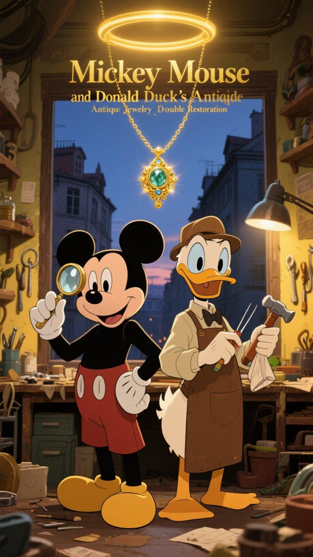 米老鼠与唐老鸭的古董珠宝双人修复记