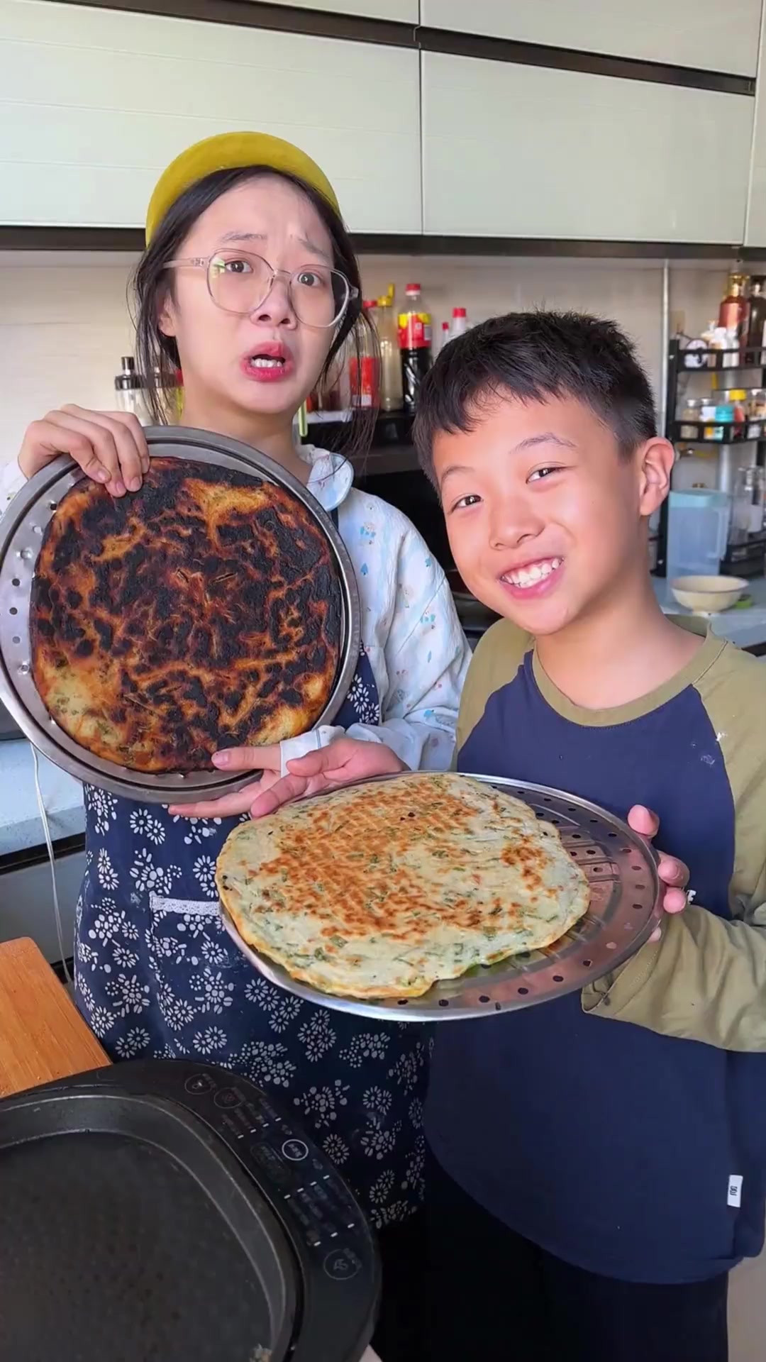 看我这饼做的怎么样